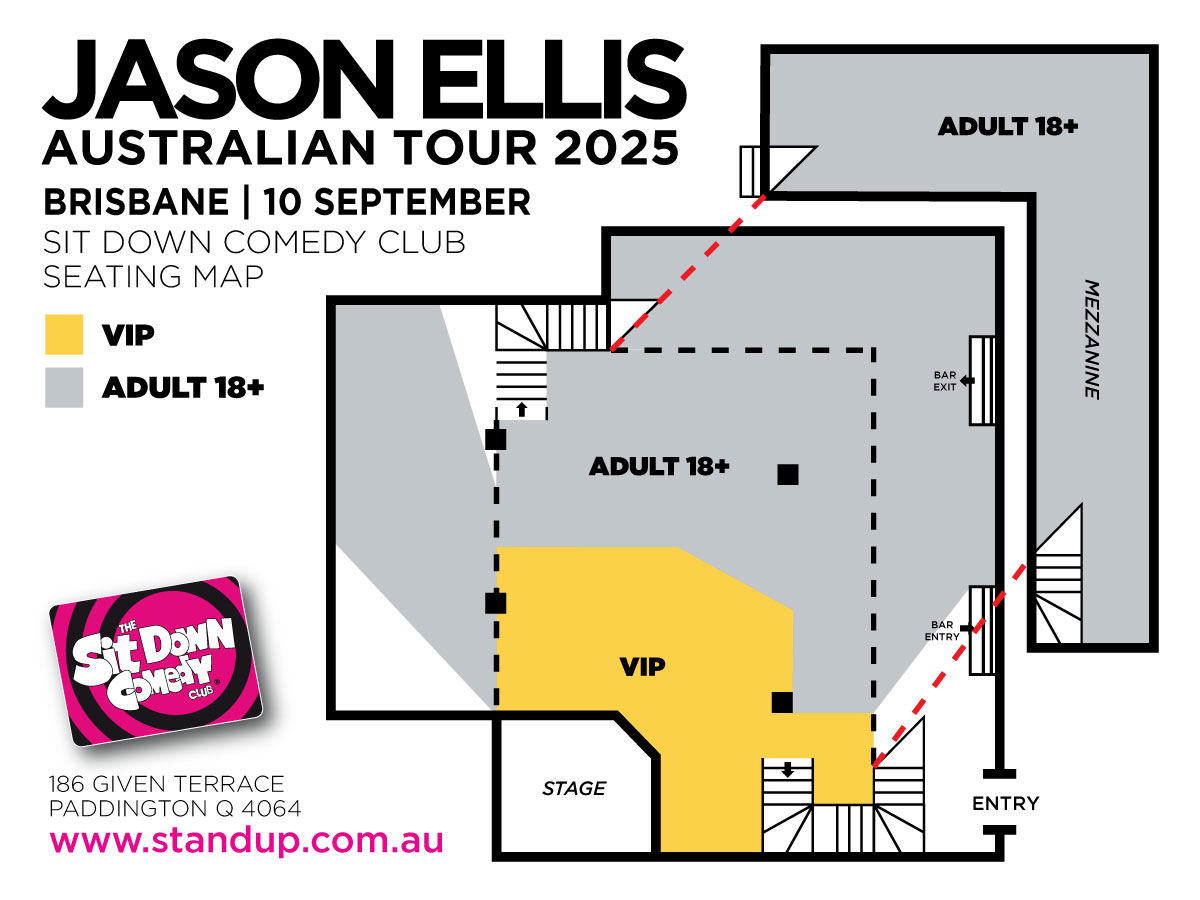 Jiaoying Summers 2025 Tour | Brisbane Seating Map